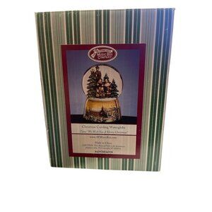 San Francisco Music Box Co  Snow Globe "We Wish You A Merry Christmas"